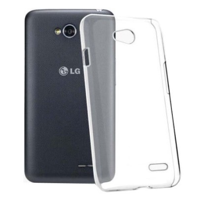 LG L90 (D405) plastikinis skaidrus (permatomas) dėklas - nugarėlė / Priedai.lt