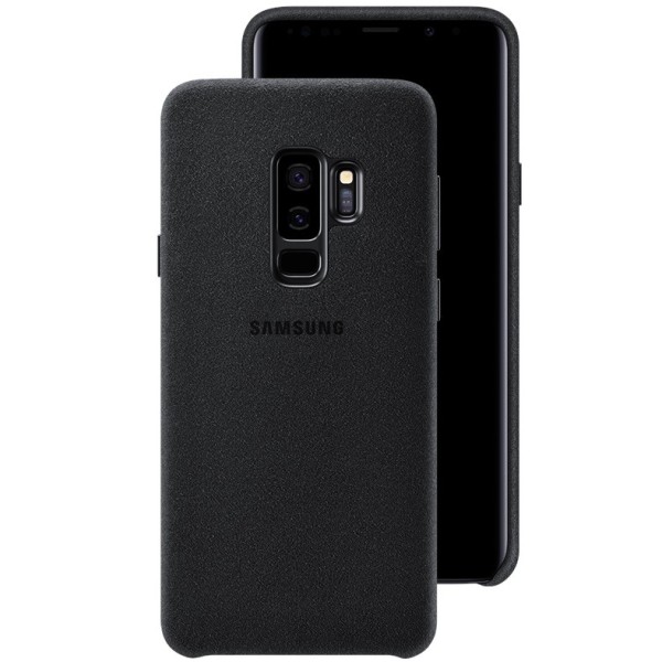 „Samsung“ Alcantara Cover kaaned - must (Galaxy S9+)
