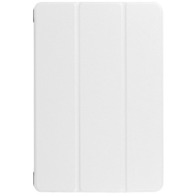 Asus ZenPad 10 (Z300C, Z300CL, Z300CG, Z301ML, Z301MFL) atverčiamas baltas odinis dėklas - knygutė / Priedai.lt
