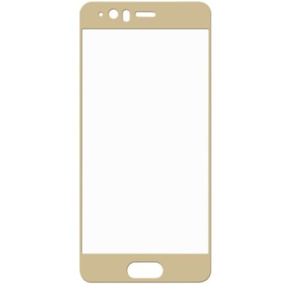 Huawei P10 „Hat-Prince“ 9H Tempered Glass sustiprintos apsaugos auksinis pilnai dengiantis apsauginis ekrano stiklas 0,26 mm / P