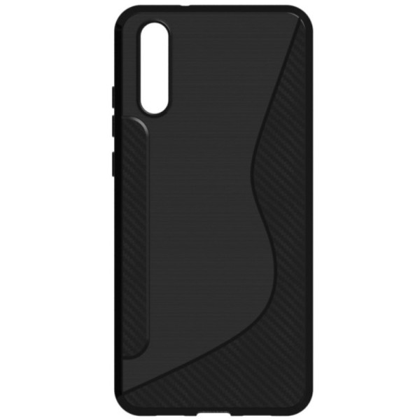 „S-Line“ Kõva silikoon (TPU) kaaned - must (P20)
