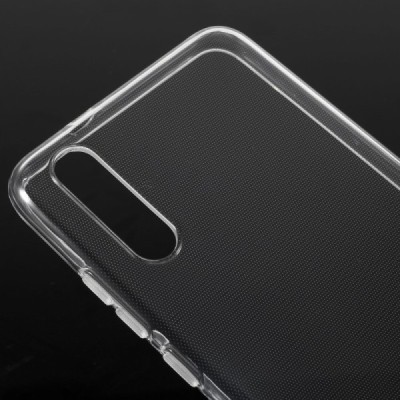 Huawei P20 kieto silikono TPU skaidrus dėklas - nugarėlė / Priedai.lt