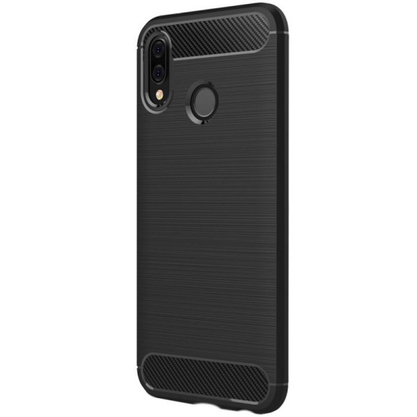 „Carbon“ Kõva silikoon (TPU) kaaned - must (P20 Lite)