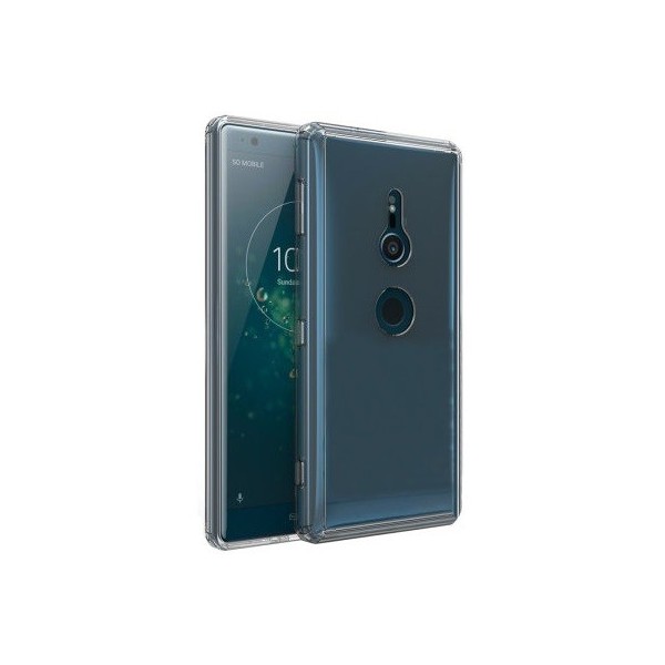 Kõva silikoon (TPU) kaaned - läbipaistev (Xperia XZ2)