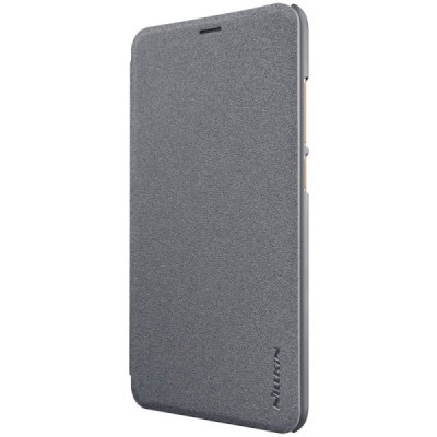 Xiaomi Redmi 5 Plus pilkas odinis atverčiamas Nillkin Sparkle dėklas / Priedai.lt