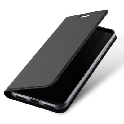 „Dux Ducis“ Skin serijos Xiaomi Redmi 5 Plus juodas odinis atverčiamas dėklas / Priedai.lt