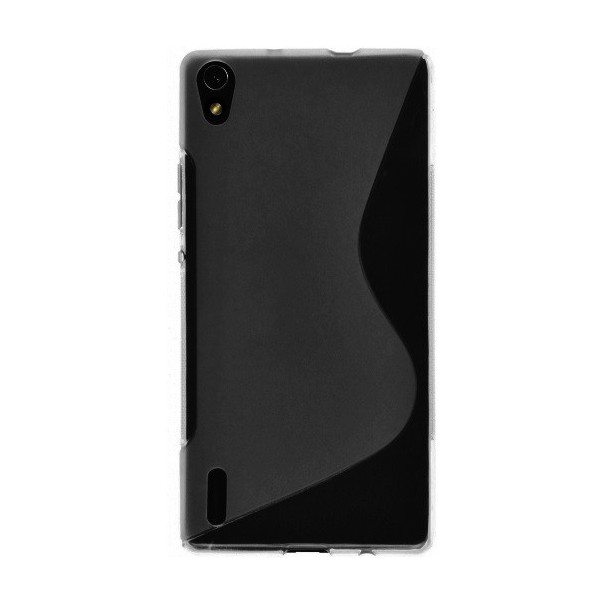Kõva silikoon kaaned - hall (Ascend P7)
