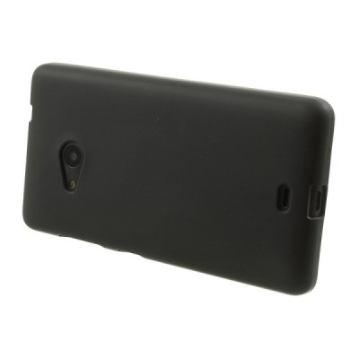 Microsoft Lumia 535 kieto silikono TPU juodas dėklas - nugarėlė / Priedai.lt