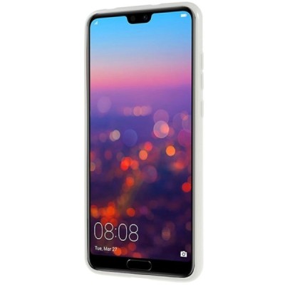 Huawei P20 Pro baltas Mercury kieto silikono (TPU) dėklas - nugarėlė / Priedai.lt