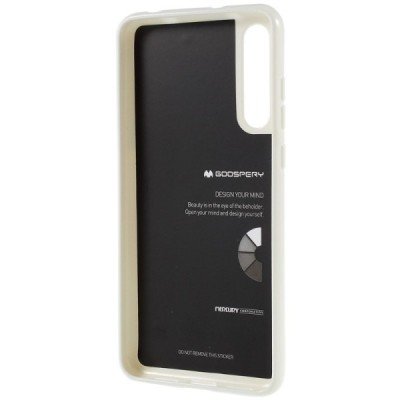 Huawei P20 Pro baltas Mercury kieto silikono (TPU) dėklas - nugarėlė / Priedai.lt