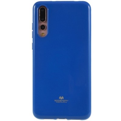 Huawei P20 Pro tamsiai mėlynas Mercury kieto silikono (TPU) dėklas - nugarėlė / Priedai.lt