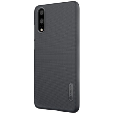 Nillkin Frosted Shield Huawei P20 juodas plastikinis dėklas / Priedai.lt