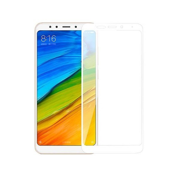 „Hat-Prince“ Tempered Glass kaitsev ekraaniklaas 0.26 mm - valge (Redmi 5)