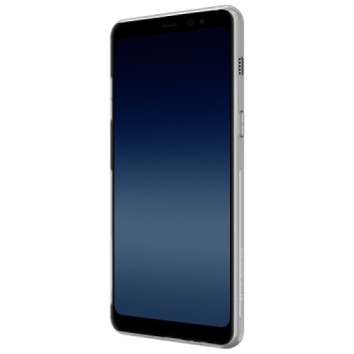 Samsung Galaxy A8 2018 (A530F) Nillkin Nature plonas skaidrus (permatomas) silikoninis TPU bespalvis dėklas / Priedai.lt
