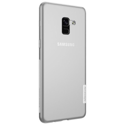 Samsung Galaxy A8 2018 (A530F) Nillkin Nature plonas skaidrus (permatomas) silikoninis TPU bespalvis dėklas / Priedai.lt