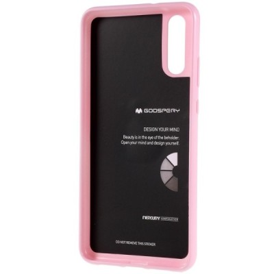 Huawei P20 šviesiai rožinis Mercury kieto silikono (TPU) dėklas - nugarėlė / Priedai.lt