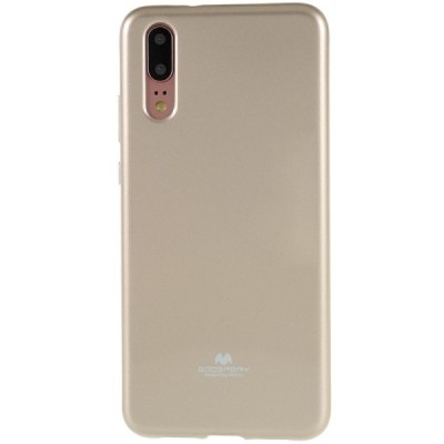 Huawei P20 auksinis Mercury kieto silikono (TPU) dėklas - nugarėlė / Priedai.lt