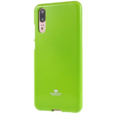 Huawei P20 žalias Mercury kieto silikono (TPU) dėklas - nugarėlė / Priedai.lt