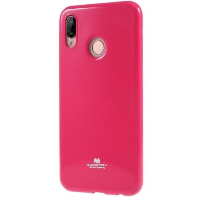 Huawei P20 Lite (Nova 3e) tamsiai rožinis Mercury kieto silikono (TPU) dėklas - nugarėlė / Priedai.lt