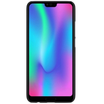Huawei Honor 10 Nillkin Frosted Shield juodas plastikinis dėklas / Priedai.lt