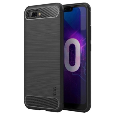 Huawei Honor 10 „Mofi“ kieto silikono TPU juodas dėklas - nugarėlė | Priedai.lt