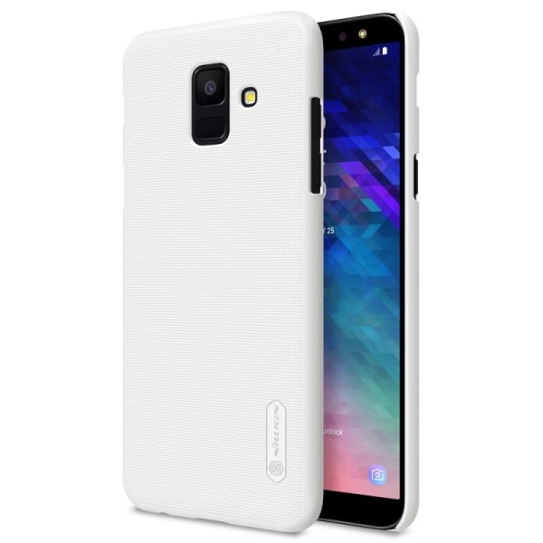 „Nillkin“ Frosted Shield kaaned - valge + ekraani kaitse (Galaxy A6 2018)