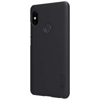 Xiaomi Redmi Note 5 2018 (Redmi Note 5 Pro) Nillkin Frosted Shield juodas plastikinis dėklas / Priedai.lt