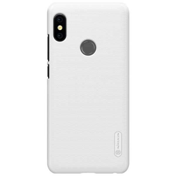 „Nillkin“ Frosted Shield kaaned - valge + ekraani kaitse (Redmi Note 5 2018)