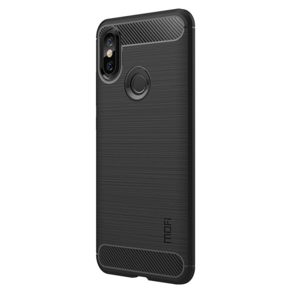 „Mofi“ Kõva silikoon (TPU) kaaned - must (Redmi Note 5 2018)