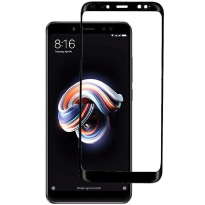 Xiaomi Redmi Note 5 2018 (Redmi Note 5 Pro) „Imak“ 9H Tempered Glass sustiprintos apsaugos juodas pilnai dengiantis apsauginis e