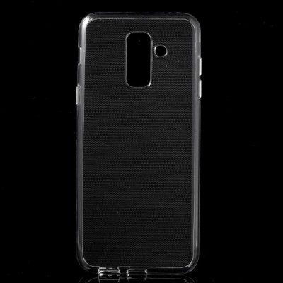 Samsung Galaxy A6+ 2018 (A605F) kieto silikono TPU skaidrus dėklas - nugarėlė / Priedai.lt