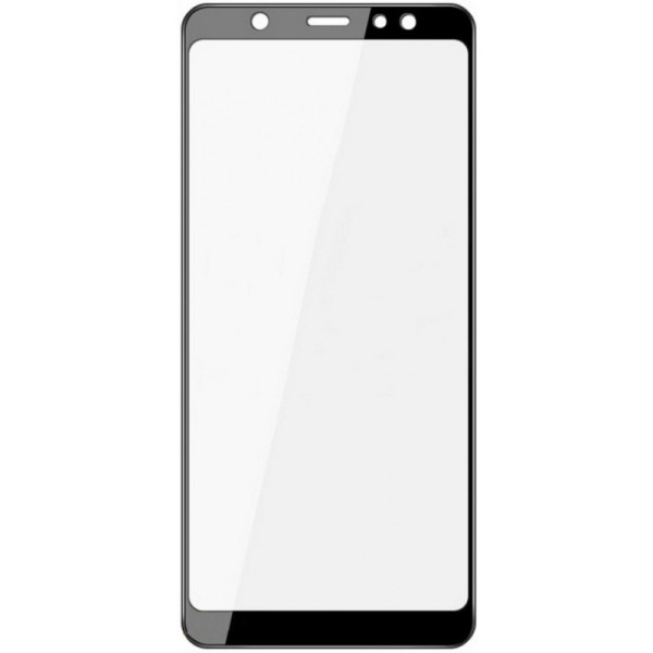 „Mocolo“ Tempered Glass kaitsev ekraaniklaas 0.26 mm - must (Galaxy A6 2018)