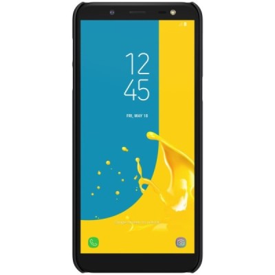 Samsung Galaxy J6 2018 (J600) Nillkin Frosted Shield juodas plastikinis dėklas / Priedai.lt