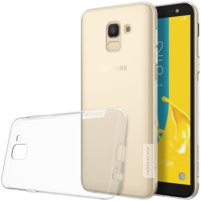 Samsung Galaxy J6 2018 (J600) Nillkin Nature plonas skaidrus (permatomas) silikoninis TPU bespalvis dėklas / Priedai.lt