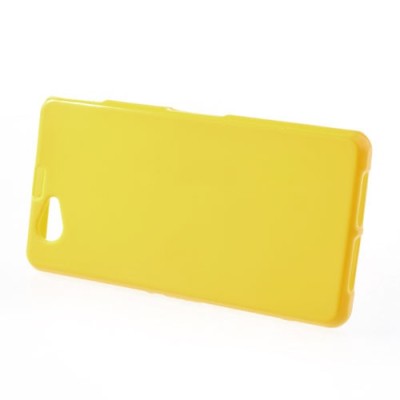 Geltonas Sony Xperia Z1 compact TPU dėklas / Priedai.lt