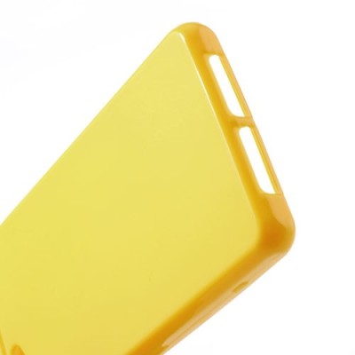 Geltonas Sony Xperia Z1 compact TPU dėklas / Priedai.lt