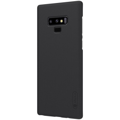 Nillkin Frosted Shield Samsung Galaxy Note 9 (N960F) juodas plastikinis dėklas / Priedai.lt