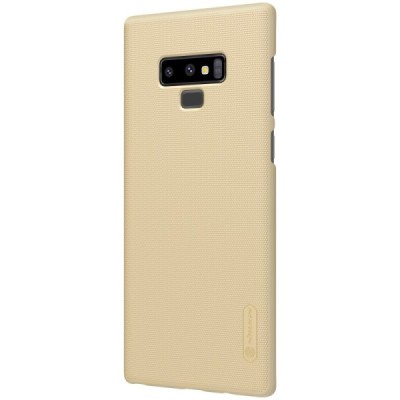 Nillkin Frosted Shield Samsung Galaxy Note 9 (N960F) auksinis plastikinis dėklas / Priedai.lt