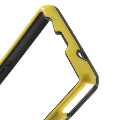 Geltonas Sony Xperia Z1 compact TPU rėmelis / Priedai.lt
