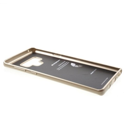 Samsung Galaxy Note 9 (N960F) Mercury auksinis kieto silikono tpu dėklas - nugarėlė / Priedai.lt