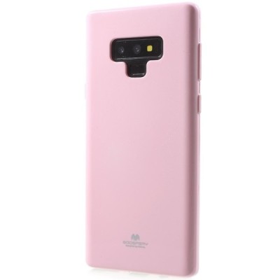 Samsung Galaxy Note 9 (N960F) Mercury šviesiai rožinis kieto silikono tpu dėklas - nugarėlė / Priedai.lt