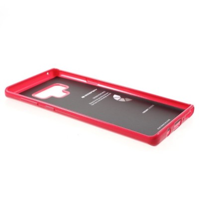 Samsung Galaxy Note 9 (N960F) Mercury tamsiai rožinis kieto silikono tpu dėklas - nugarėlė / Priedai.lt