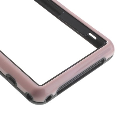 Rožinis Sony Xperia Z1 compact TPU rėmelis / Priedai.lt