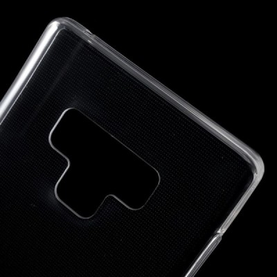 Samsung Galaxy Note 9 (N960F) skaidrus (permatomas) kieto silikono TPU ploniausias pasaulyje bespalvis dėklas / Priedai.lt