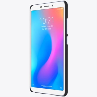 Xiaomi Redmi 6 Nillkin Frosted Shield juodas plastikinis dėklas / Priedai.lt