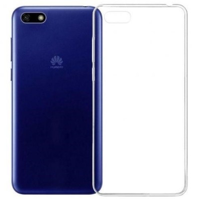 Huawei Y5 2018 (Honor 7S) Power kieto silikono TPU skaidrus dėklas - nugarėlė / Priedai.lt