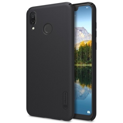 Huawei Honor Play Nillkin Frosted Shield juodas plastikinis dėklas / Priedai.lt