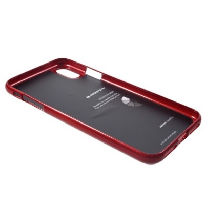 Apple iPhone Xs Max Mercury raudonas kieto silikono TPU dėklas - nugarėlė / Priedai.lt