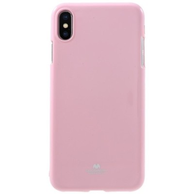 Apple iPhone Xs Max Mercury šviesiai rožinis kieto silikono TPU dėklas - nugarėlė / Priedai.lt