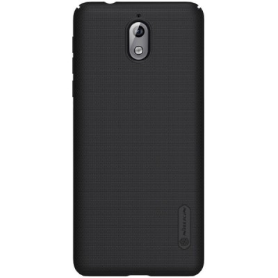 Nokia 3.1 (2018) Frosted Shield juodas plastikinis dėklas / Priedai.lt